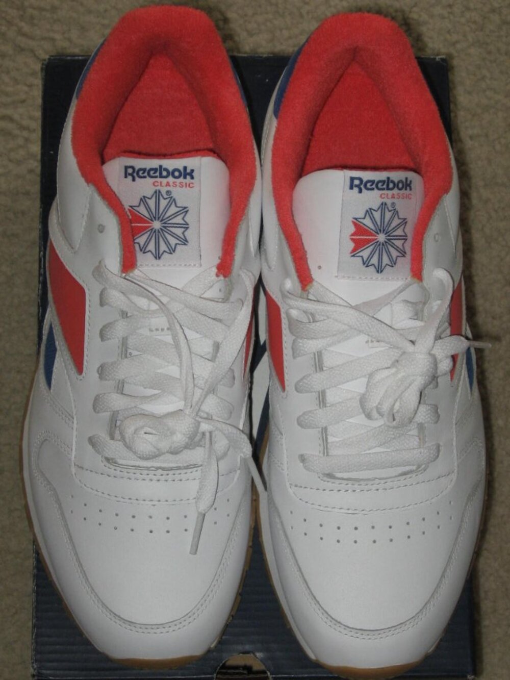 New Reebok Classic Leather Mark Mens Sneakers Shoes Size 11 NIB